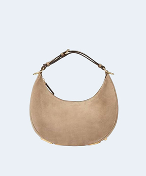 펜디 그라피 스웨이드 스몰 백 베이지