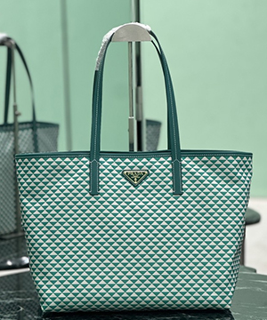 프라다 25SS 레더 로고 쇼퍼 1BG5522