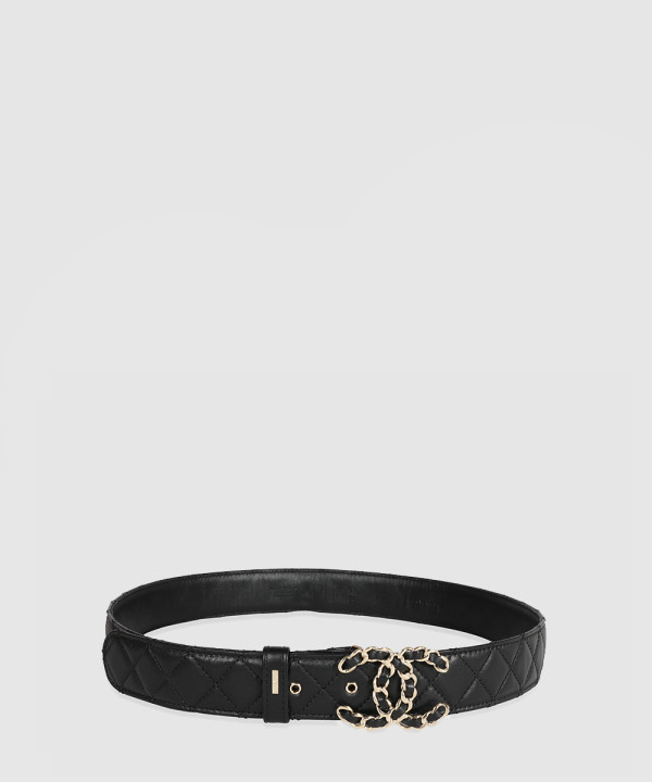 샤넬 CC 로고 벨트 A73463