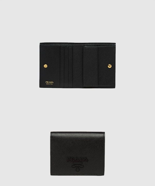 프라다 모노크롬 카드지갑 1MV204