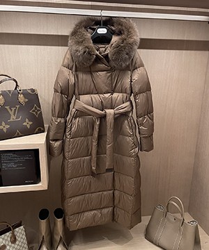 막스마라 여성 후드 패딩 자켓