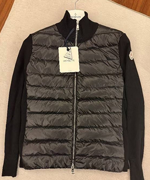 몽클레어 패딩 울 집업 가디건