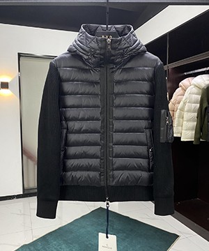 몽클레어 니트 가디건 경량 패딩