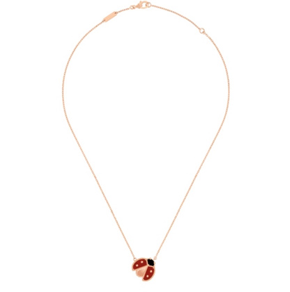 반클리프 럭기 스프링 무당벌레 펜던트 로즈골드