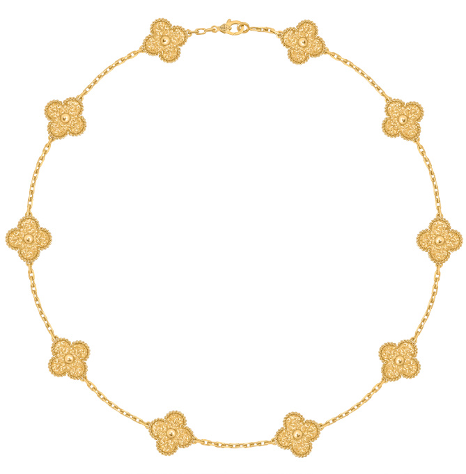 반클리프 빈티지 알함브라 네크리스