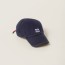 미우미우 데님 베이스볼 캡 모자