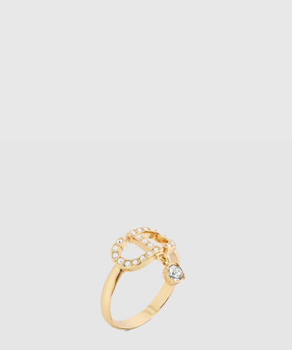 디올 쁘띠 CD 스터드 반지 R2232