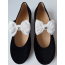 샤넬 메리 제인 블랙 벨벳 발레 플랫 슈즈