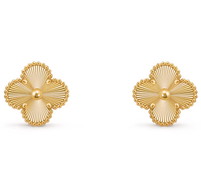 반클리프 빈티지 알함브라 이어링 골드