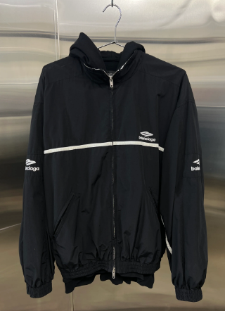 발렌시아가 나일론 레이어드 자켓