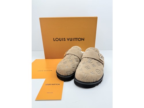 루이비통 LV 코지 플랫 컴포트 클로즈드 뮬