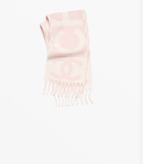 샤넬 캐시미어  라이트 핑크, 화이트