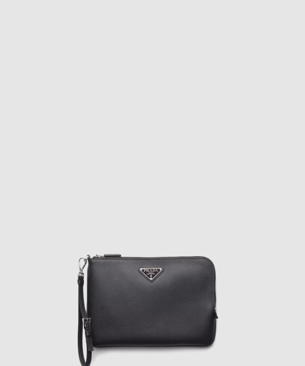 프라다 스몰 사피아노 가죽 파우치 2NH024
