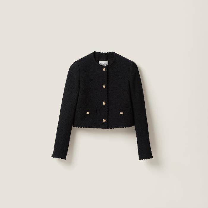 미우미우 트위드 자켓