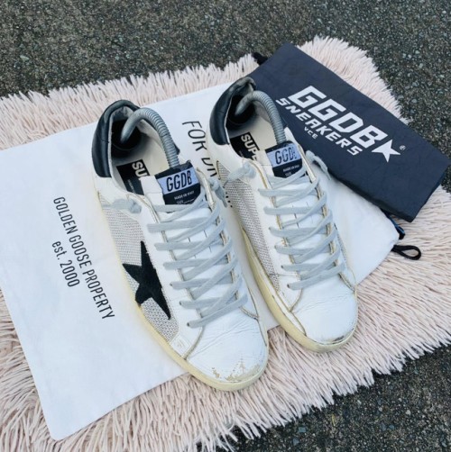 골든구스 슈퍼스타 메쉬 그레이코드 블랙 스타 블랙탭 스니커즈