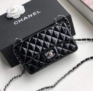 샤넬 페이던트 뉴미니 플랩백 20CM 은장