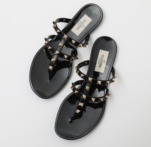 발렌티노 락스터드 슬리퍼