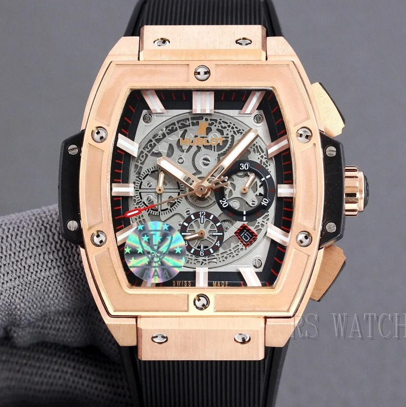 위블로 스피릿 오브 빅뱅 킹골드 크로노그래프 로즈골드 금통