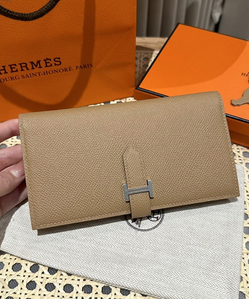 에르메스 베안 장지갑 (금장/은장) 앱송