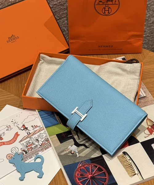 에르메스 베안 장지갑 (금장/은장) 앱송