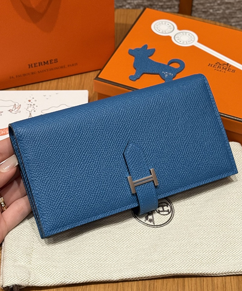 에르메스 베안 장지갑 (금장/은장) 앱송