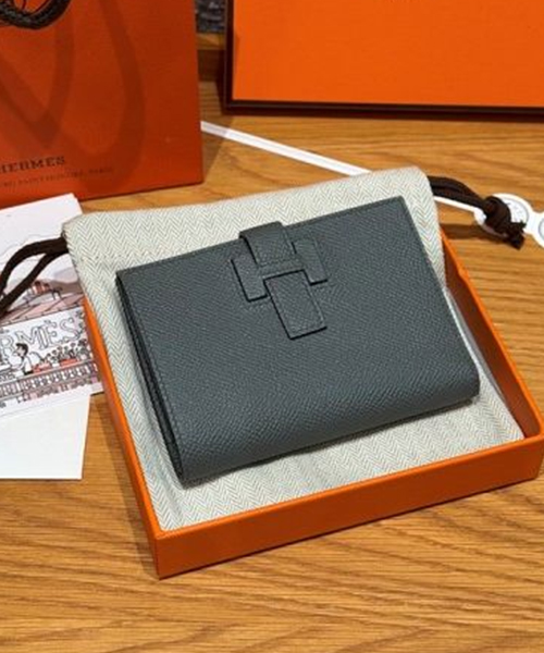 에르메스 뉴 H 파상 앱송 반지갑 올수공 (컬러 베르 아망다)