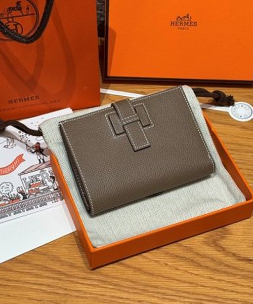 에르메스 뉴 H 파상 앱송 반지갑 올수공 (컬러 에토프)