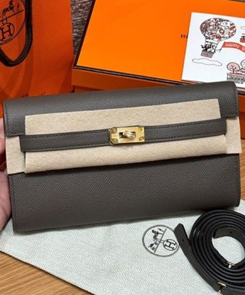 에르메스 켈리 투 고 미니백 앱송 (컬러 에땅 금장)