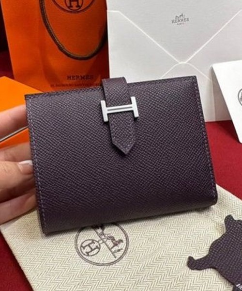 에르메스 베안 컴팩트 앱송 반지갑 올수공 (컬러 레이즌)