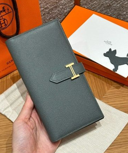 에르메스 베안 장지갑 (컬러 베르트 아만다) (금장/은장) (올수공)