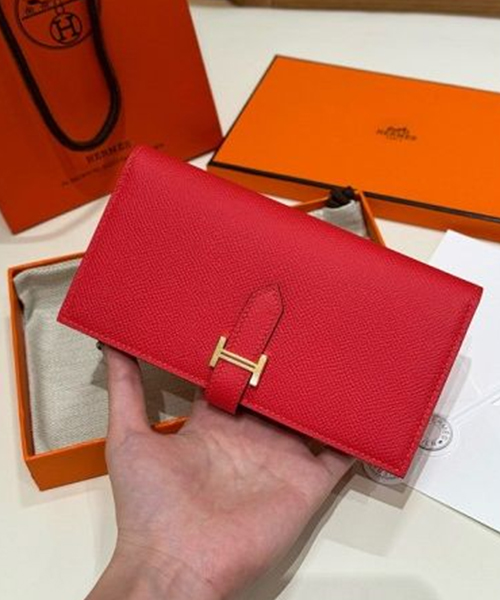 에르메스 베안 장지갑 (컬러 부강 빌리에) (금장/은장) 앱송 (올수공)