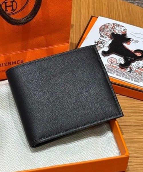 에르메스 시티즌 반지갑 (컬러 블랙)