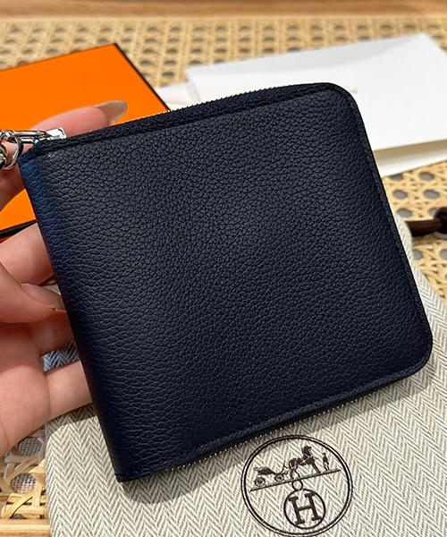 에르메스 샹달체인 지퍼 반지갑