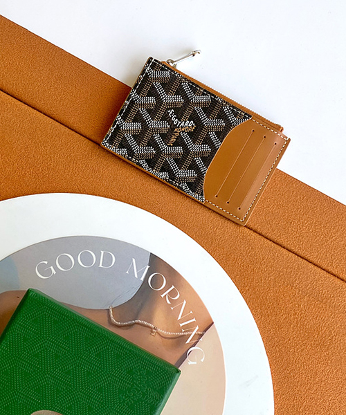 고야드 부르봉 카드지갑 (컬러 블랙탄 (브라운))