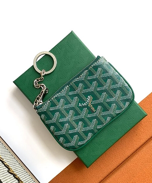 고야드 세나 나노 파우치 (컬러 그린)