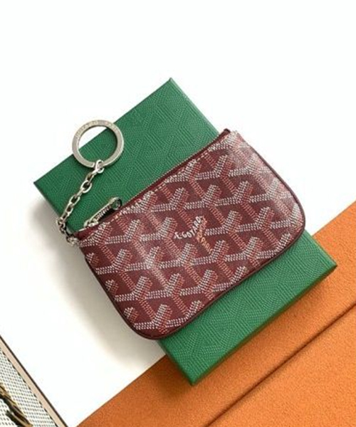 고야드 세나 나노 파우치 (컬러 퍼플버건디)