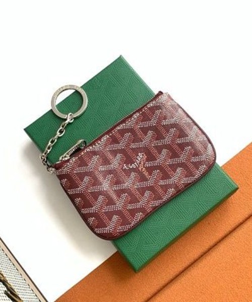 고야드 세나 나노 파우치 (컬러 퍼플버건디)