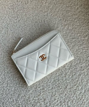 샤넬 클래식 지퍼 카드지갑 ap3179 (컬러 화이트)