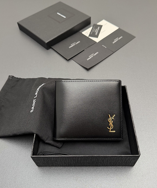 생로랑 모노그램 남성 반지갑 607727