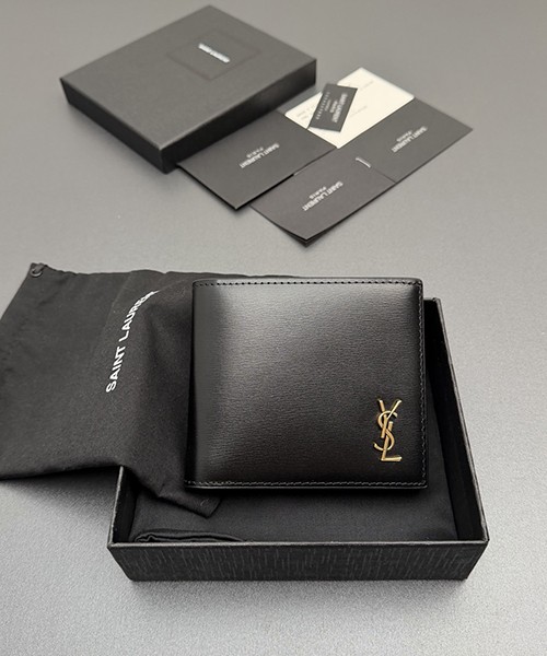 생로랑 모노그램 남성 반지갑 607727