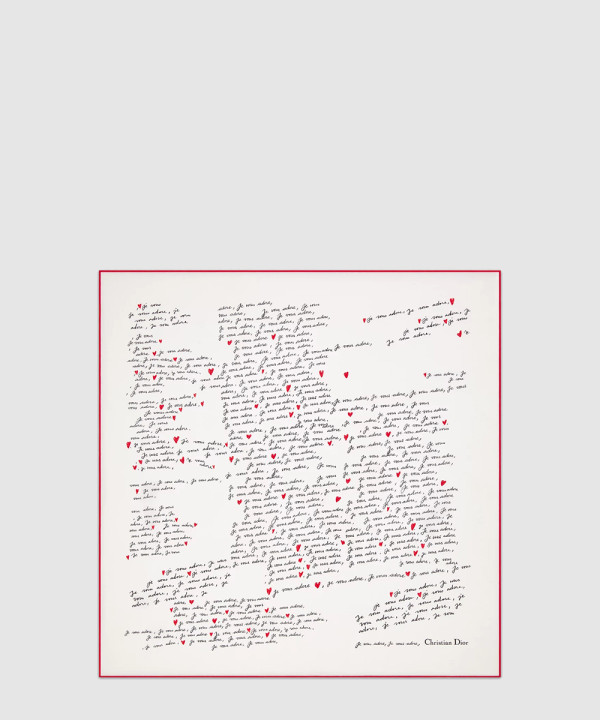 디올 90 스퀘어 스카프 45ADO