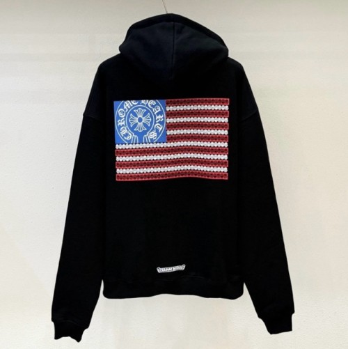 크롬하츠 아메리칸 플래그 대거 후드 블랙