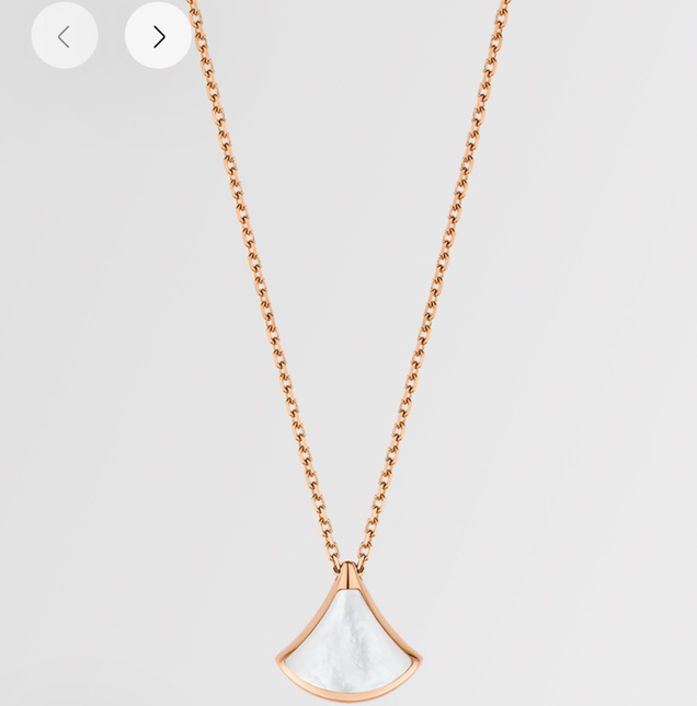 불가리 디바스 드림 미니 네크리스 로즈골드