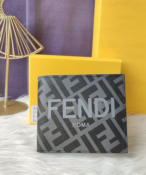 펜디 프린트 레더 반지갑 0029