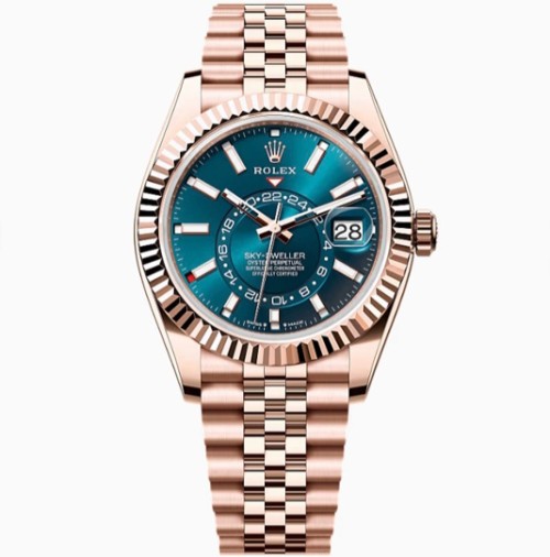 롤렉스 스카이-드웰러 오이스터, 42mm, 에버로즈 골드