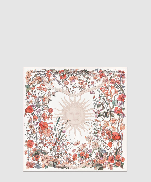 디올 Saisons Printemps Soleil 90 스퀘어 스카프 42STA