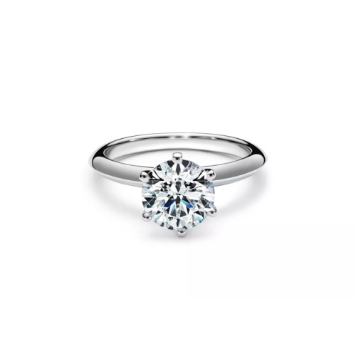 티파니앤코 실버 웨딩 링