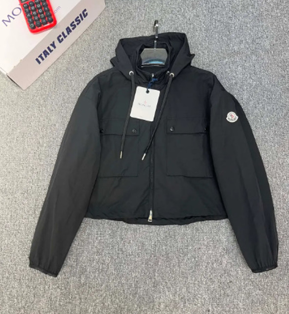 몽클레르 소방 후드 파카 블랙