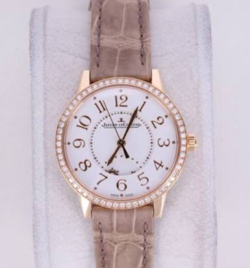 예거 르쿨트르 랑데부 클래식 워치 시계 로즈골드 34MM