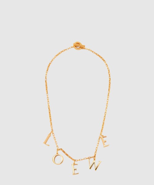 로에베 알파벳 목걸이
